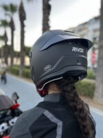 Rivox RX Mat Siyah Silver+Şeffaf Vizör - Görsel 4