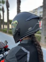 Rivox RX Mat Siyah Silver+Şeffaf Vizör - Görsel 3
