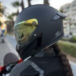 Rivox RX Mat Siyah Gold+Şeffaf Vizör